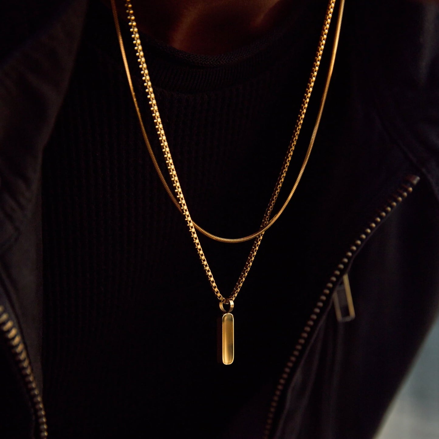 Miguel - Dúo de Collares con Colgantes Minimalistas