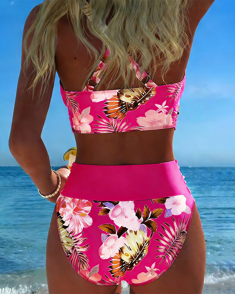 Jimena - Bikini Floral a Contraste