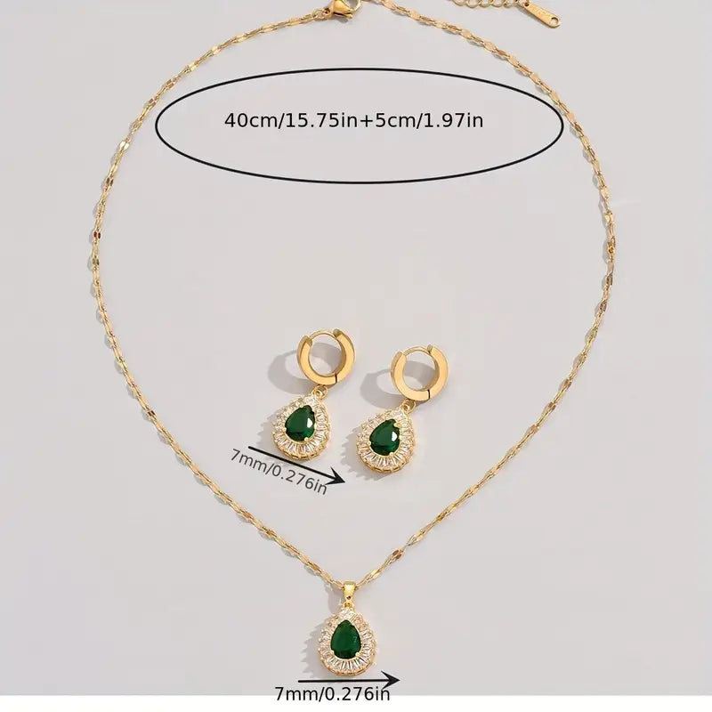 Bárbara - Set de Joyas Rheya Lysandelle | Dorado