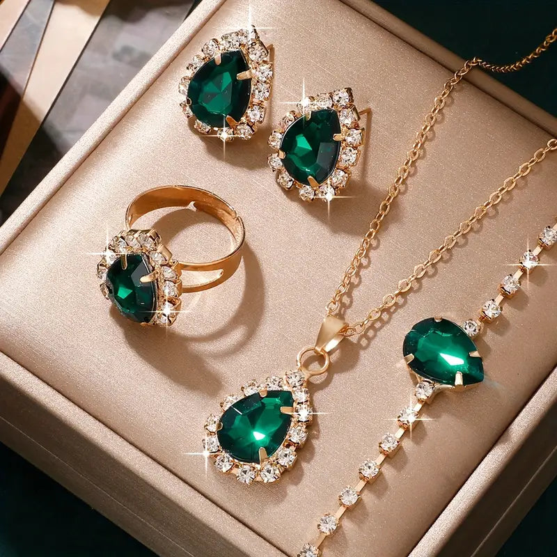 Dalila - Set de Joyas Elisandre Vermont | Dorado