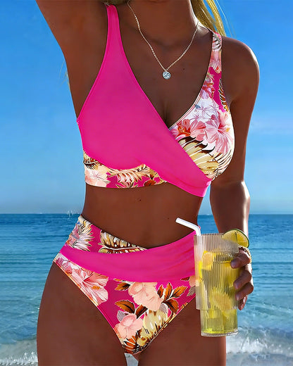 Jimena - Bikini Floral a Contraste
