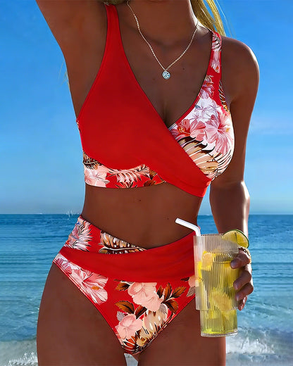 Jimena - Bikini Floral a Contraste