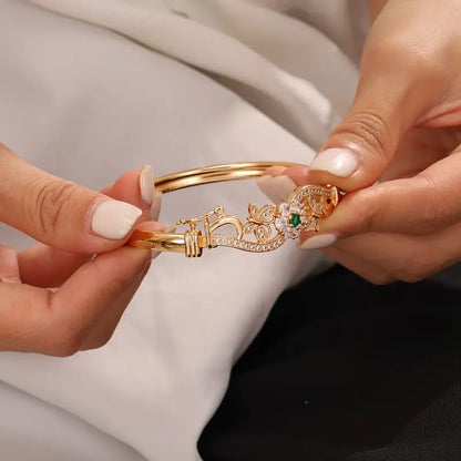 Nuria - Pulsera Isla Beaumont | Dorado