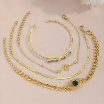 Paula - Set de Pulseras Serpina Veyra | Dorado