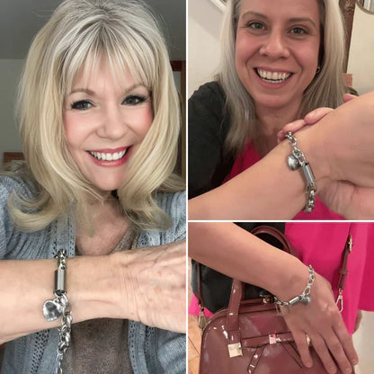 Guadalupe - Pulsera con Dije de Corazón Dorado