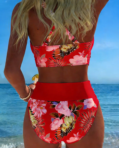 Jimena - Bikini Floral a Contraste