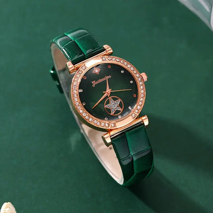 Ainhoa - Set de Joyas Verdantra Timecourt | Dorado