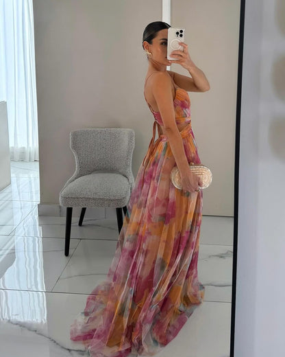 Gisela - Vestido Maxi de Chifón