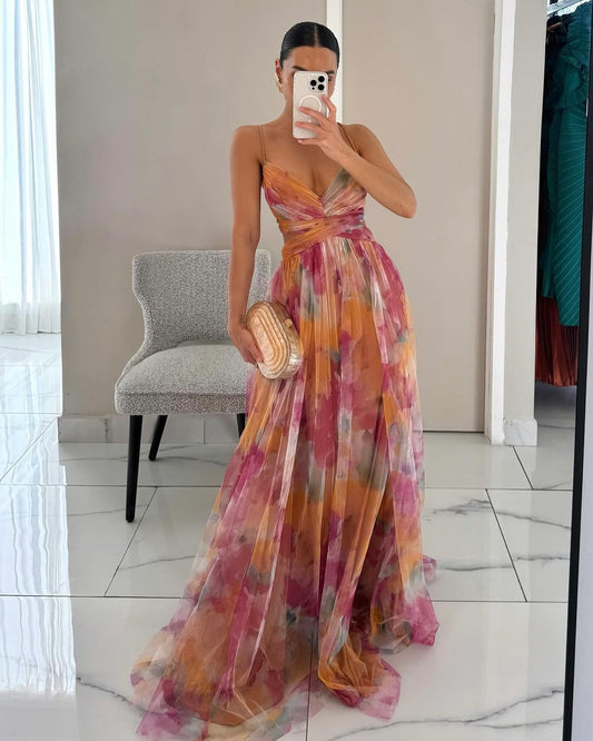 Gisela - Vestido Maxi de Chifón