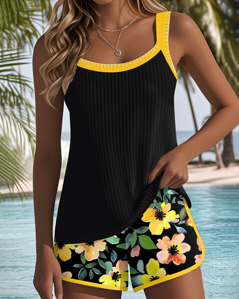 Aitana - Conjunto Tankini Elegante de Dos Piezas