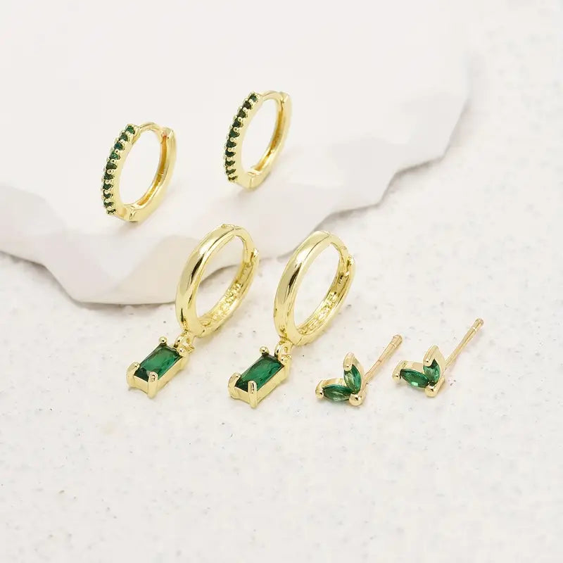 Rut - Set de Pendientes Fiorenza Viridelle | Dorado