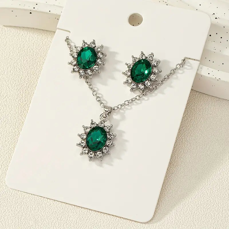 Idoia - Set de Joyas Katya Smeryn | Oro Blanco