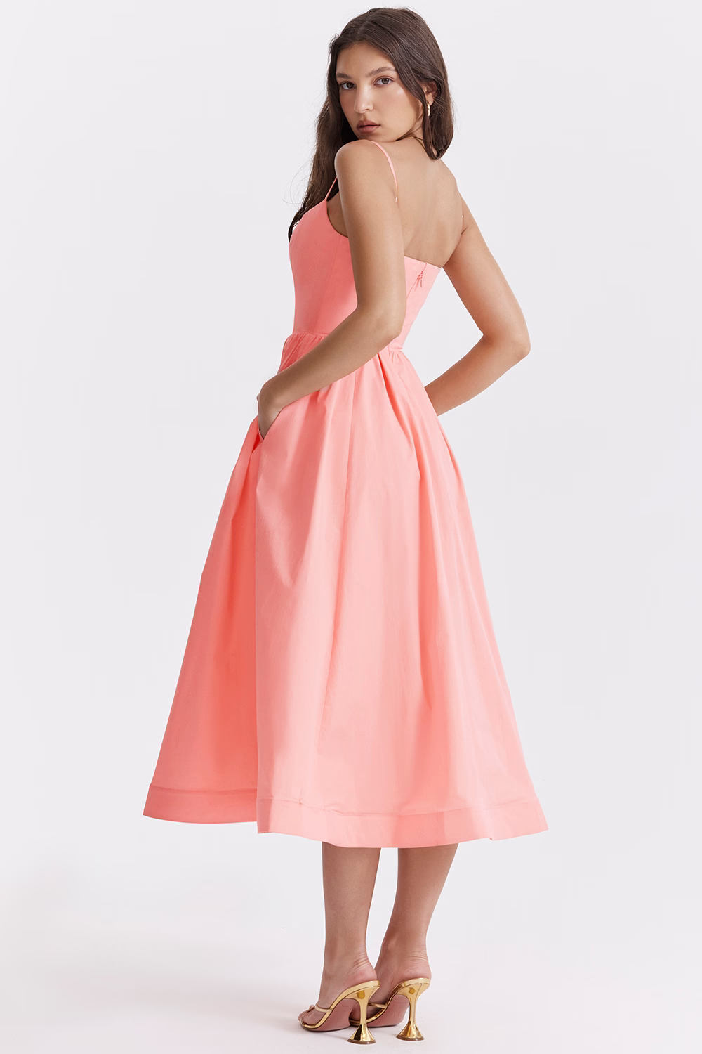 Estrella - Vestido Midi de Verano Elegante Estilo Corsé