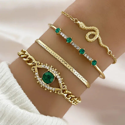 Paula - Set de Pulseras Serpina Veyra | Dorado