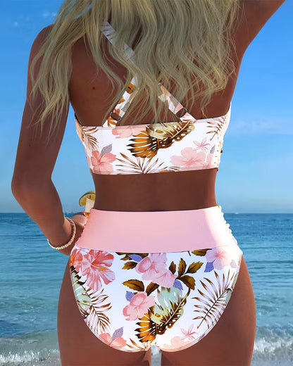Jimena - Bikini Floral a Contraste