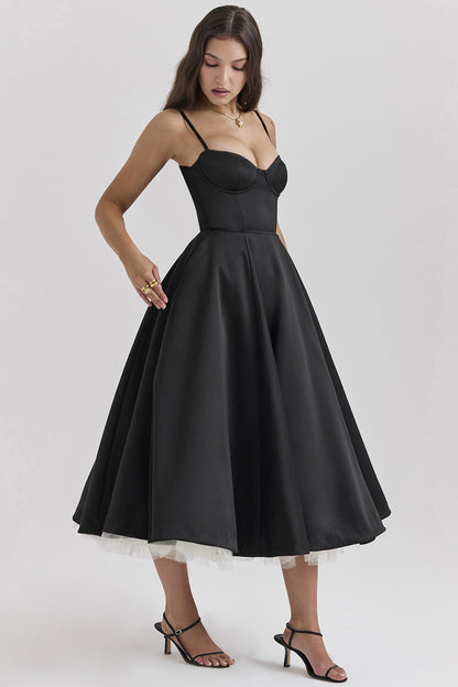Andrea - Vestido Midi Romántico de Verano