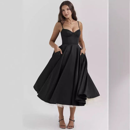 Andrea - Vestido Midi Romántico de Verano