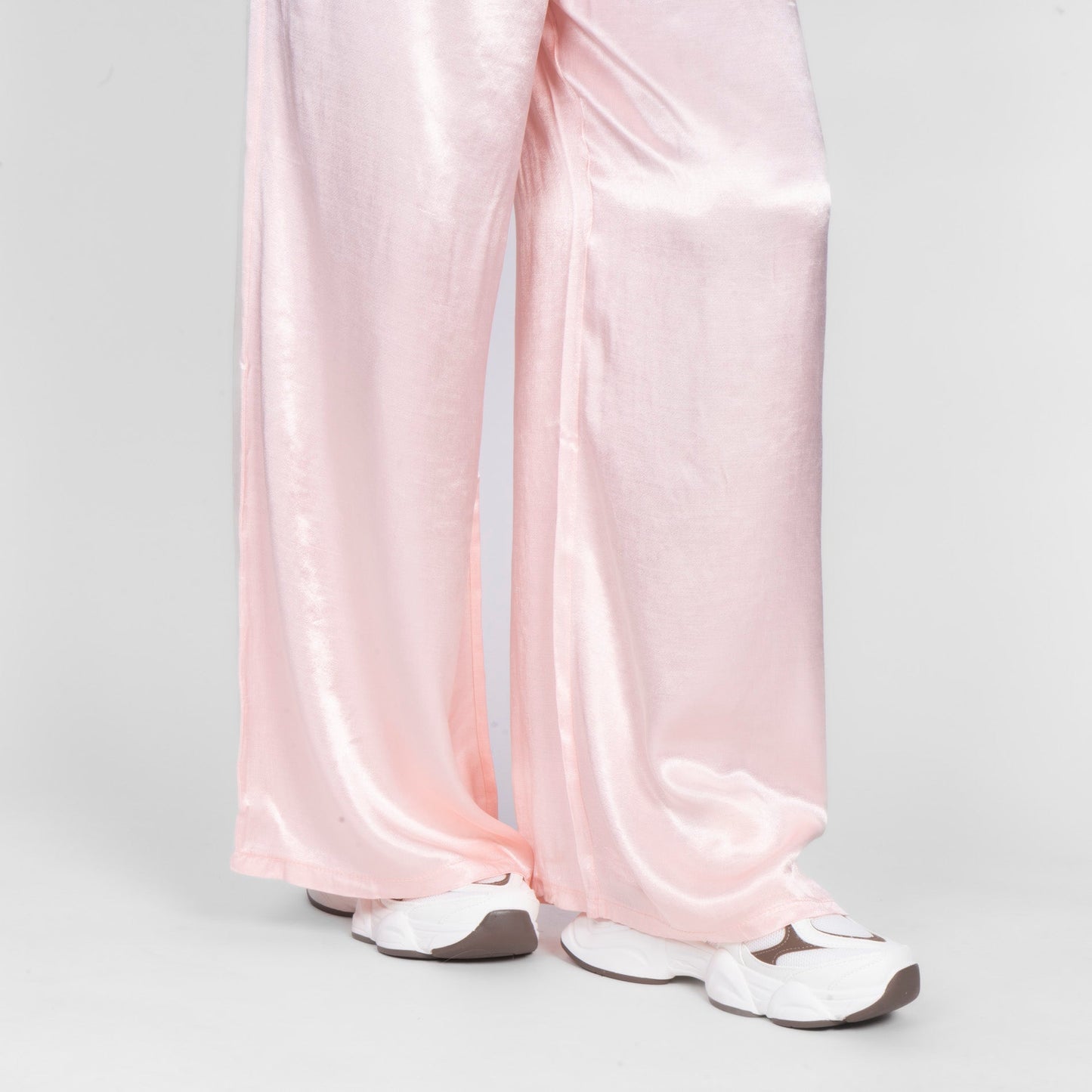 Isabel - Pantalón Satén de Pierna Ancha
