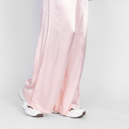 Isabel - Pantalón Satén de Pierna Ancha