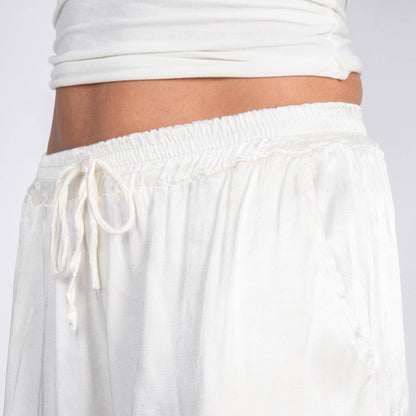 Isabel - Pantalón Satén de Pierna Ancha