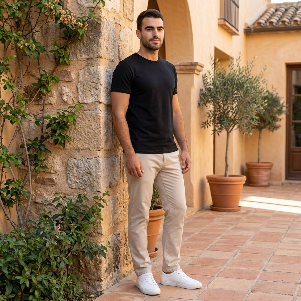Alexander - Camiseta de corte entallado