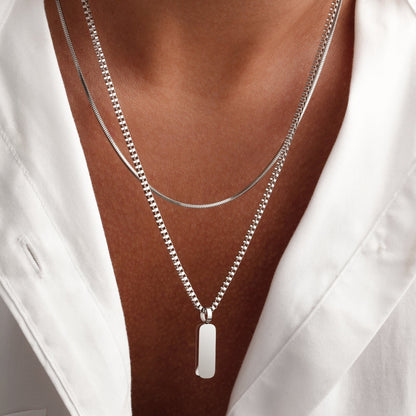 Miguel - Dúo de Collares con Colgantes Minimalistas