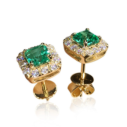 Rosa - Pendientes Ceryntha Malvae | Dorado