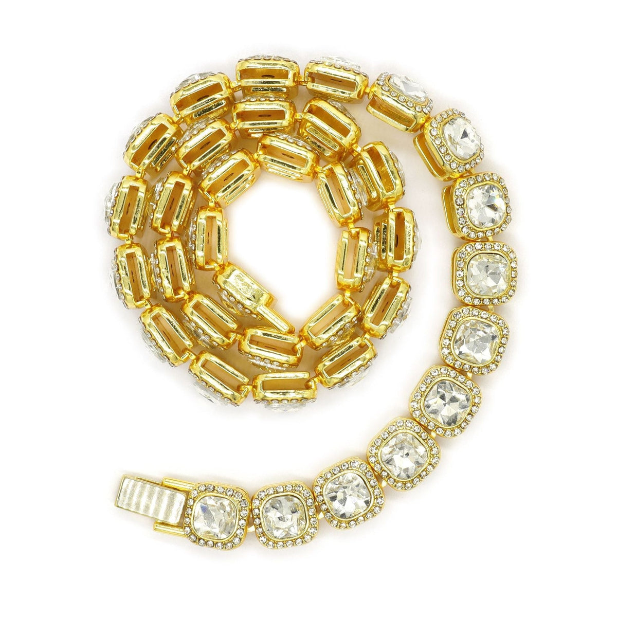 Jacoba - Collar Tenis Dorado