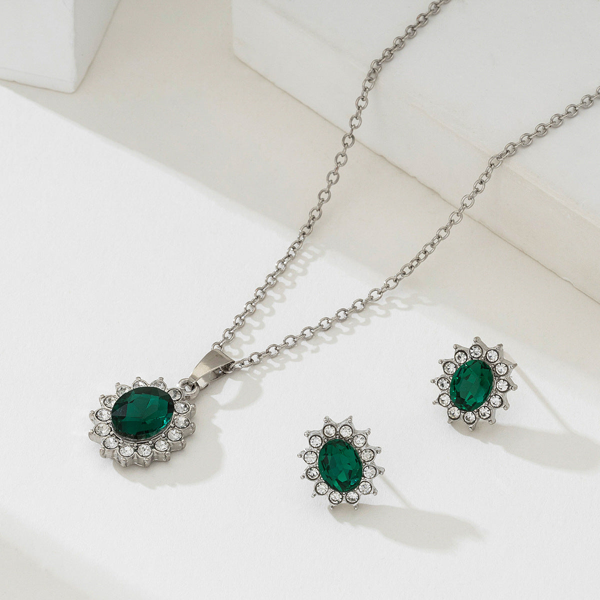 Idoia - Set de Joyas Katya Smeryn | Oro Blanco