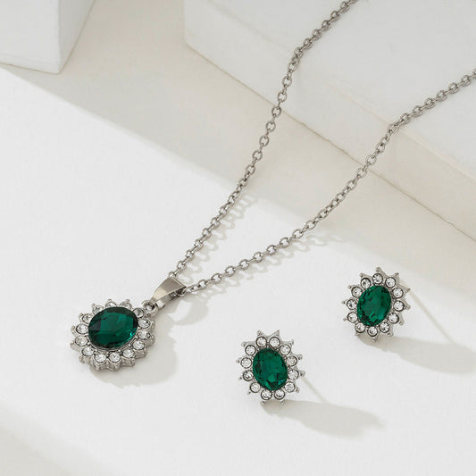 Idoia - Set de Joyas Katya Smeryn | Oro Blanco