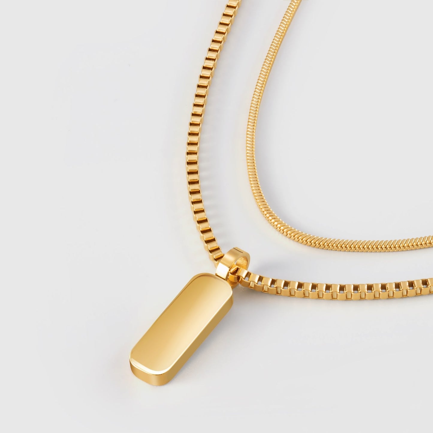 Miguel - Dúo de Collares con Colgantes Minimalistas