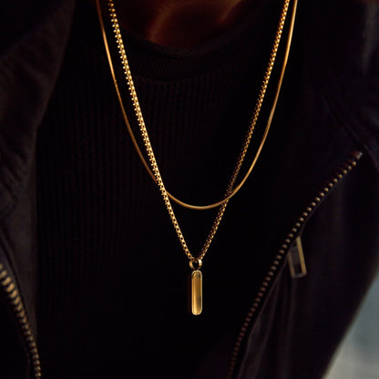 Miguel - Dúo de Collares con Colgantes Minimalistas