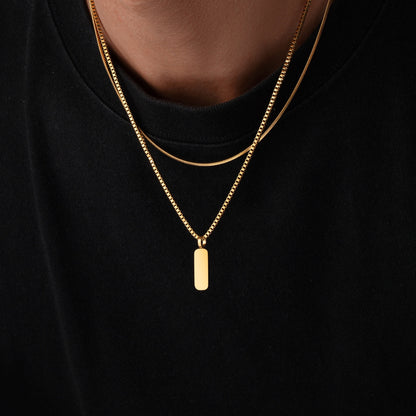 Miguel - Dúo de Collares con Colgantes Minimalistas