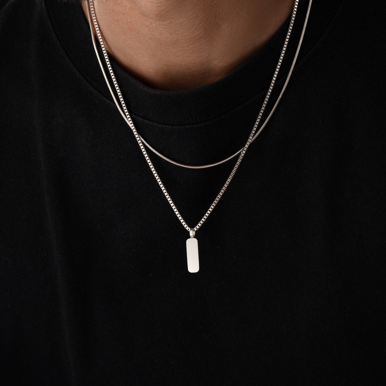 Miguel - Dúo de Collares con Colgantes Minimalistas