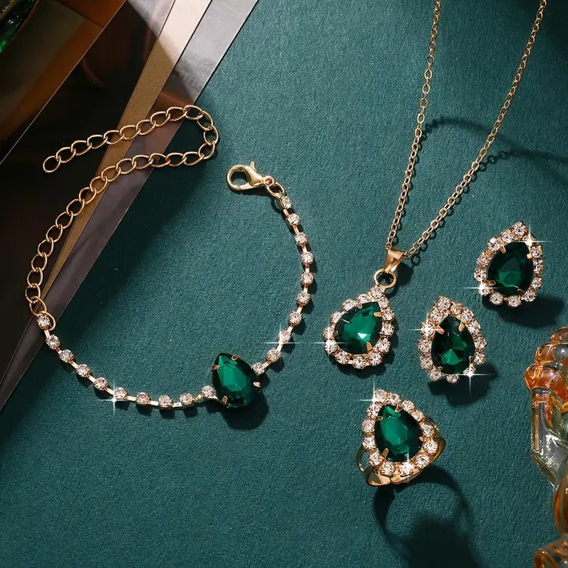Dalila - Set de Joyas Elisandre Vermont | Dorado
