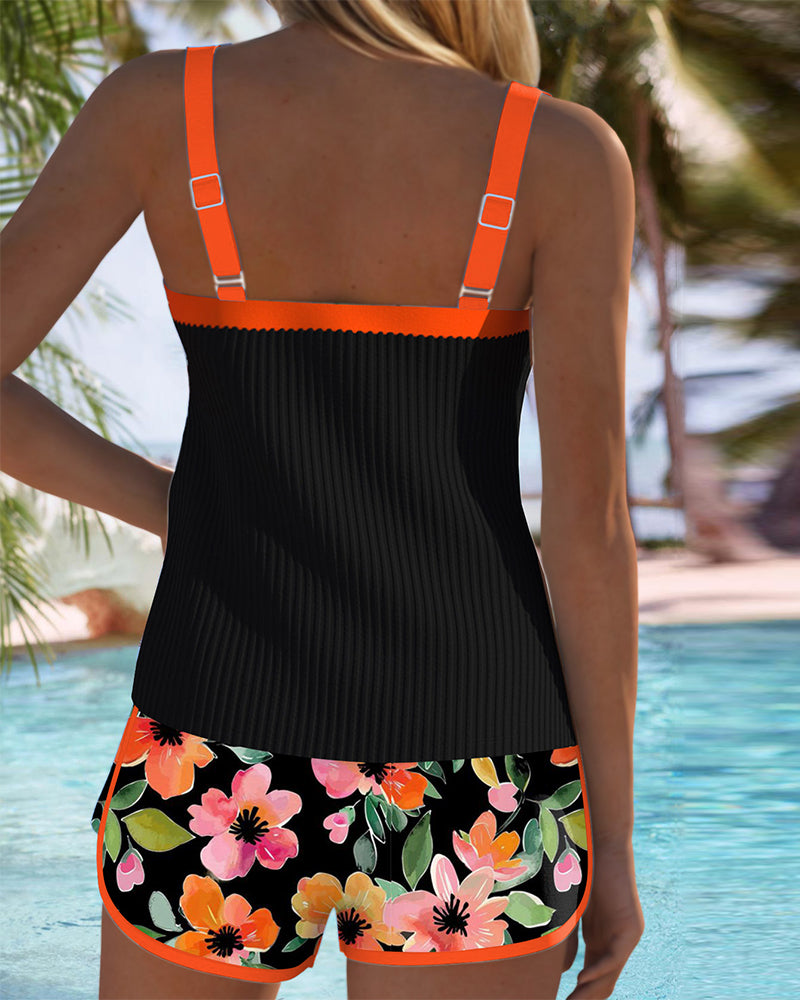 Aitana - Conjunto Tankini Elegante de Dos Piezas
