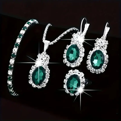 Valeria - Set de Joyas Seloria Grevalyn | Oro Blanco