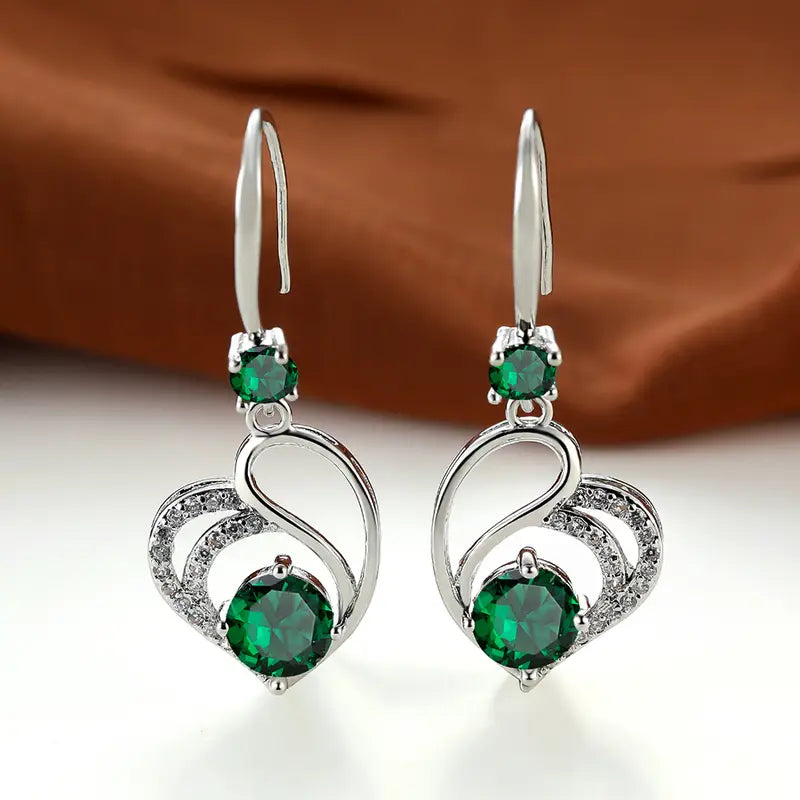 Silvia - Pendientes Seraphina Duval | Oro Blanco