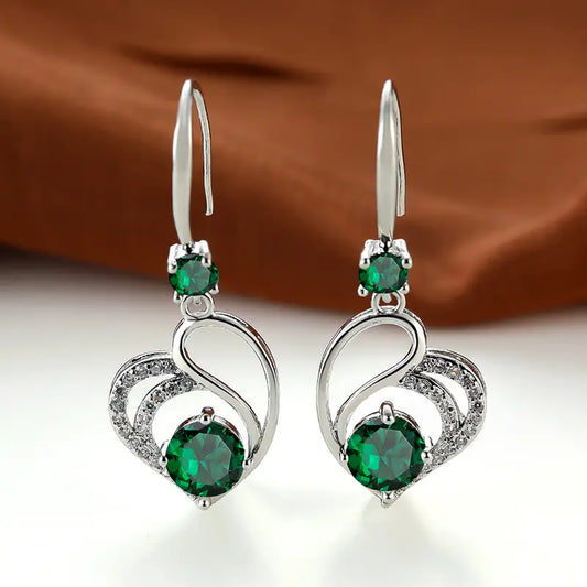 Silvia - Pendientes Seraphina Duval | Oro Blanco