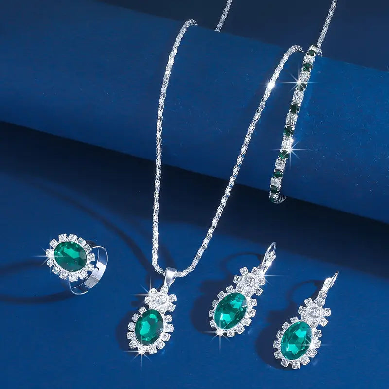 Valeria - Set de Joyas Seloria Grevalyn | Oro Blanco