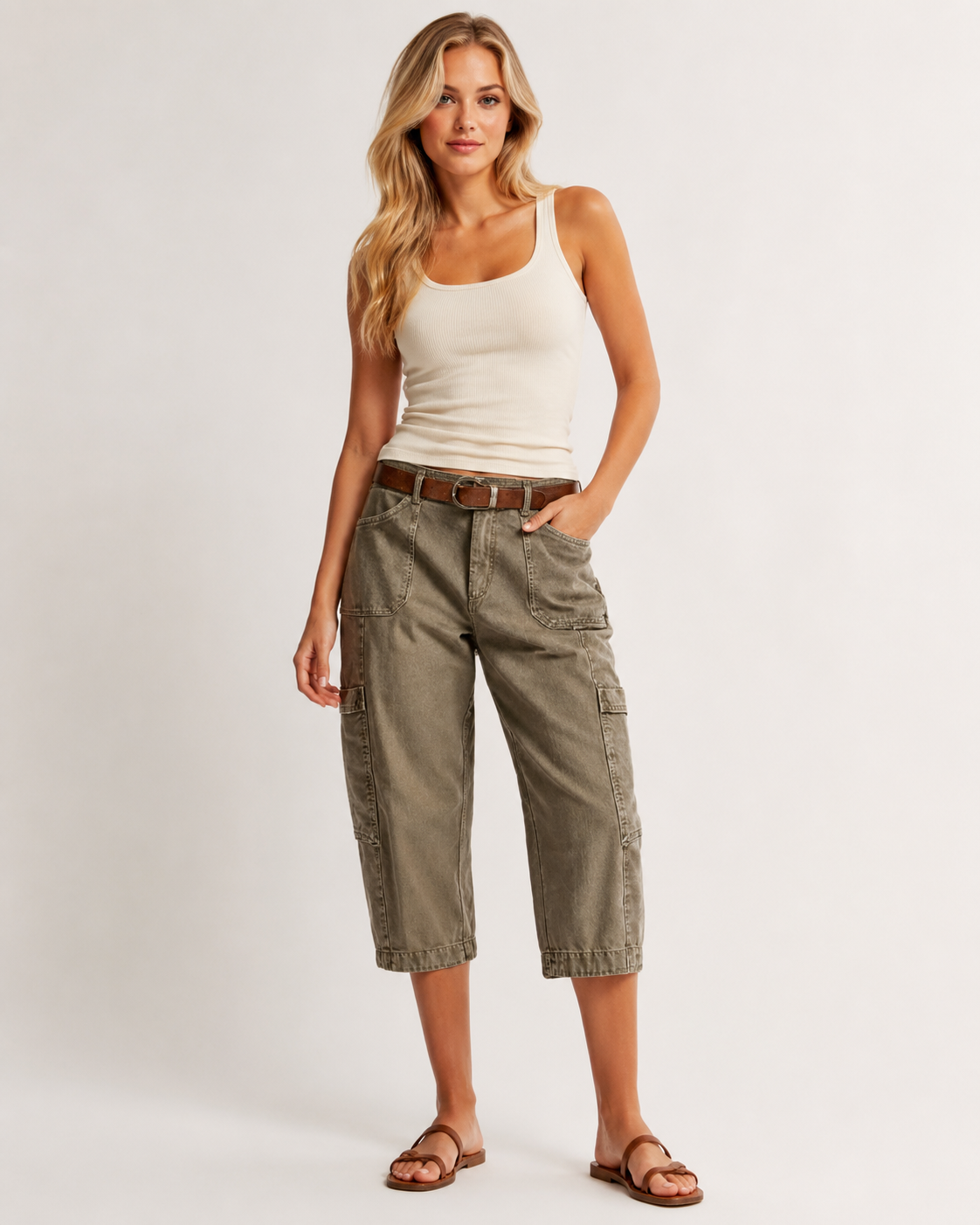 Emily - 3/4 Cargo pants