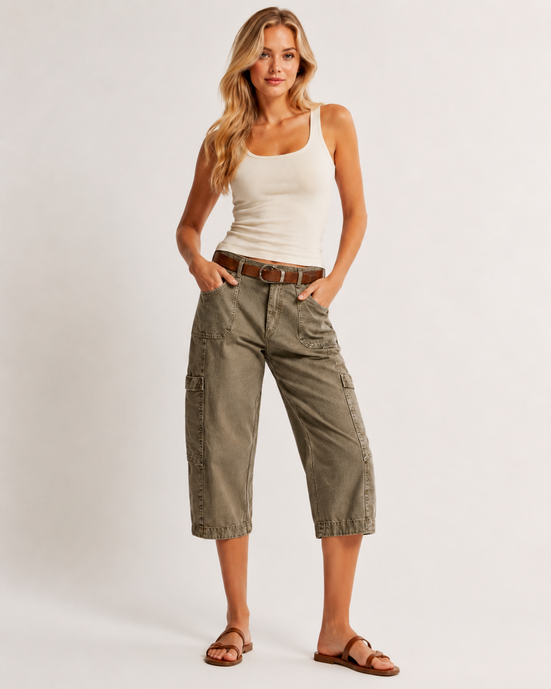Emily - 3/4 Cargo pants