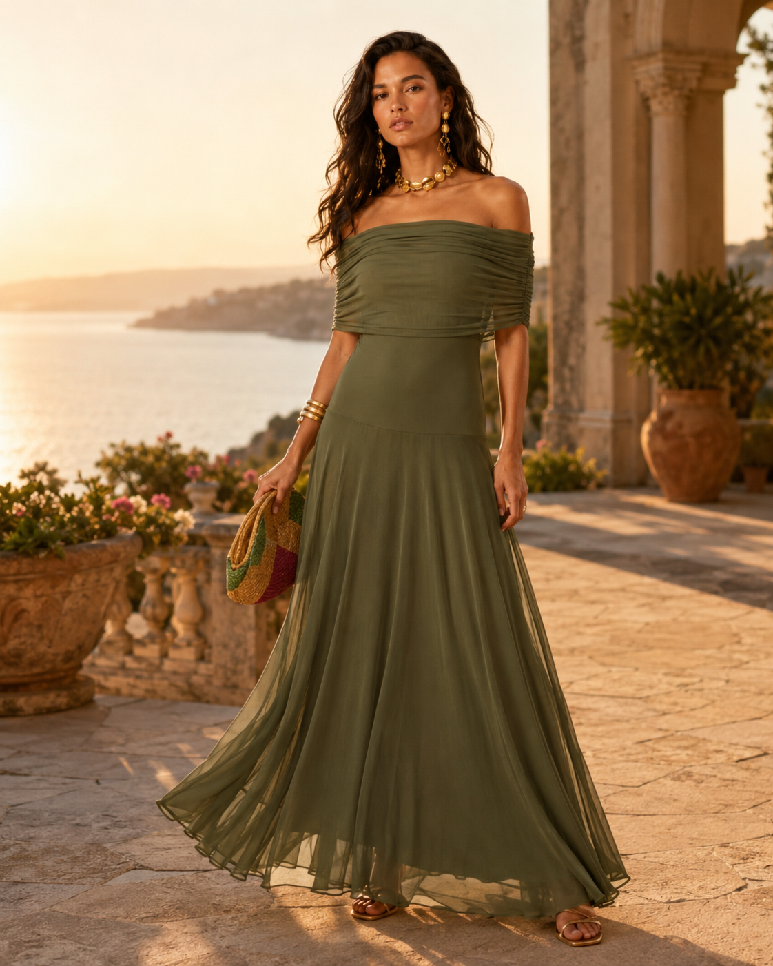 Carla - Simple, elegant maxi dress