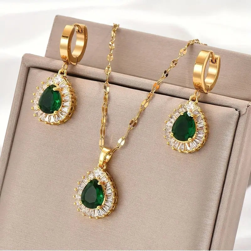 Bárbara - Set de Joyas Rheya Lysandelle | Dorado