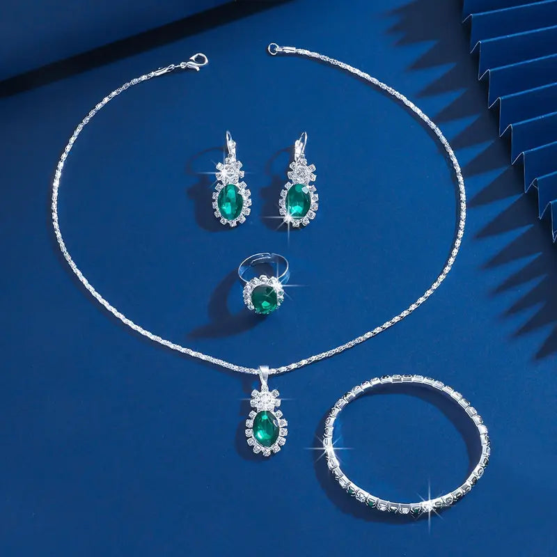Valeria - Set de Joyas Seloria Grevalyn | Oro Blanco