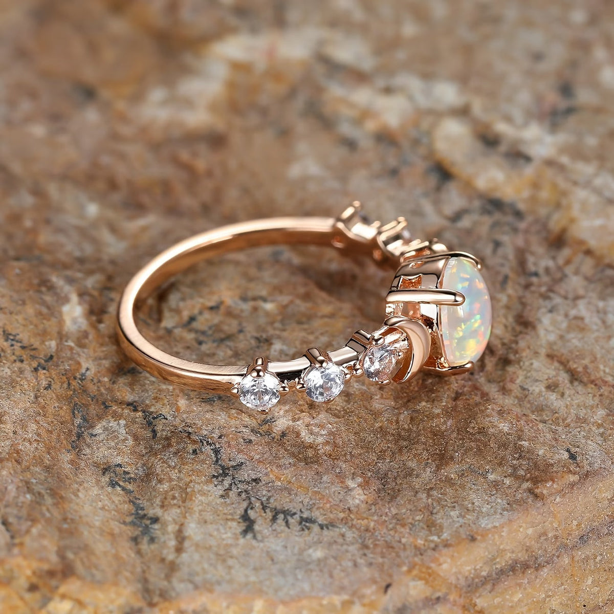 Cesárea - Anillo de Oro Rosa