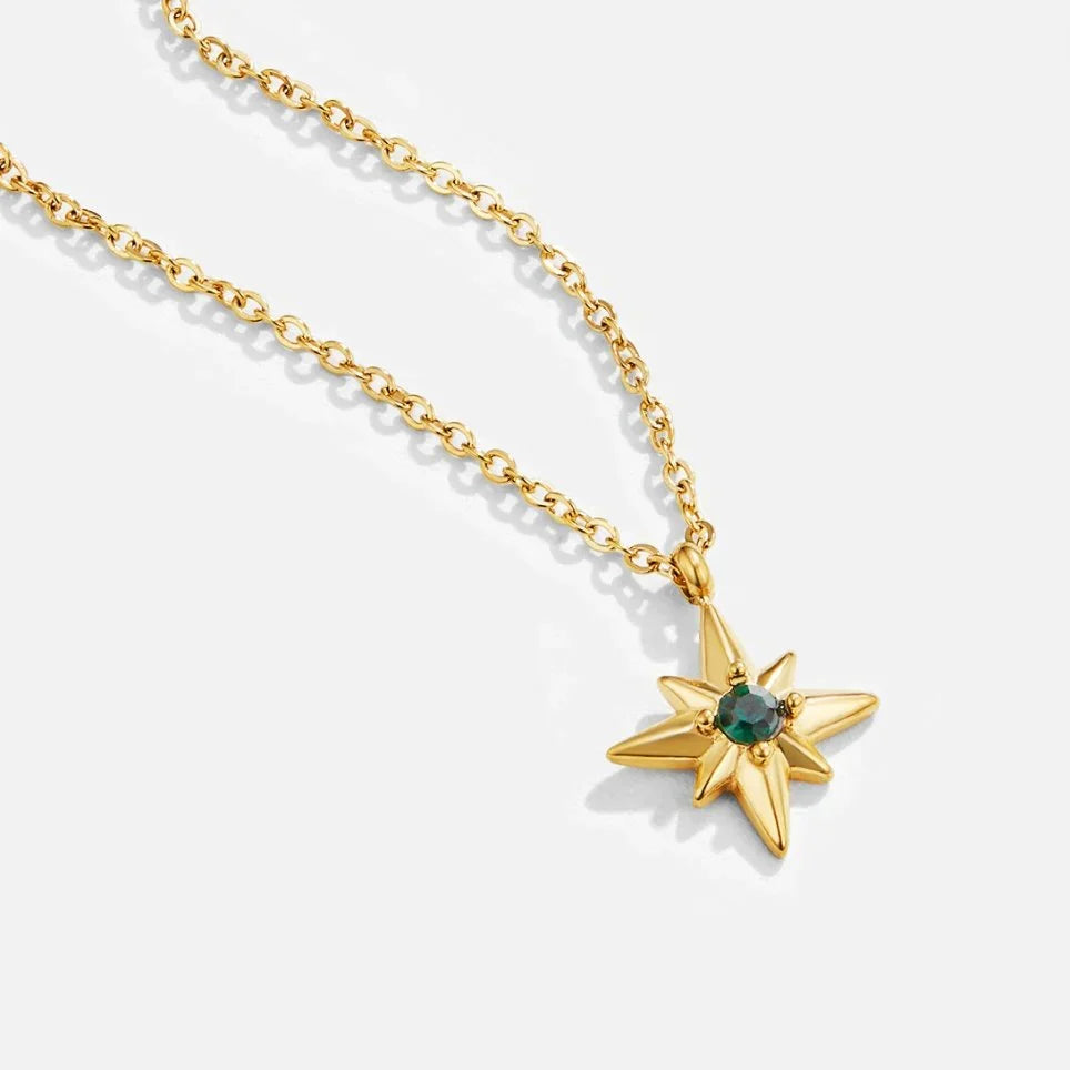 Elvira - Collar Estelle Gema Celestial | Dorado