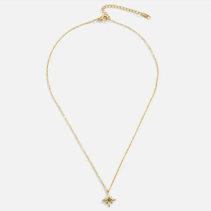Elvira - Collar Estelle Gema Celestial | Dorado