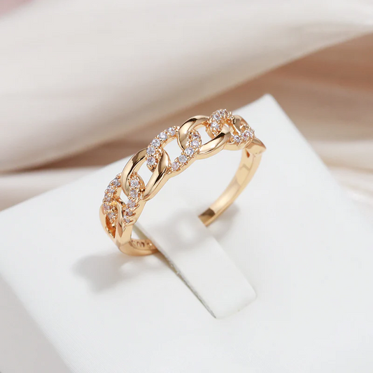 Fátima - Anillo Dorado “Malla Chic”