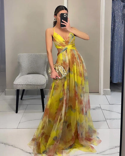 Gisela - Vestido Maxi de Chifón